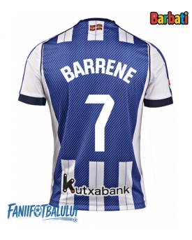 Real Sociedad Ander Barrenetxea #7 Tricou Fotbal Replică 2025-26 Barbati Acasa